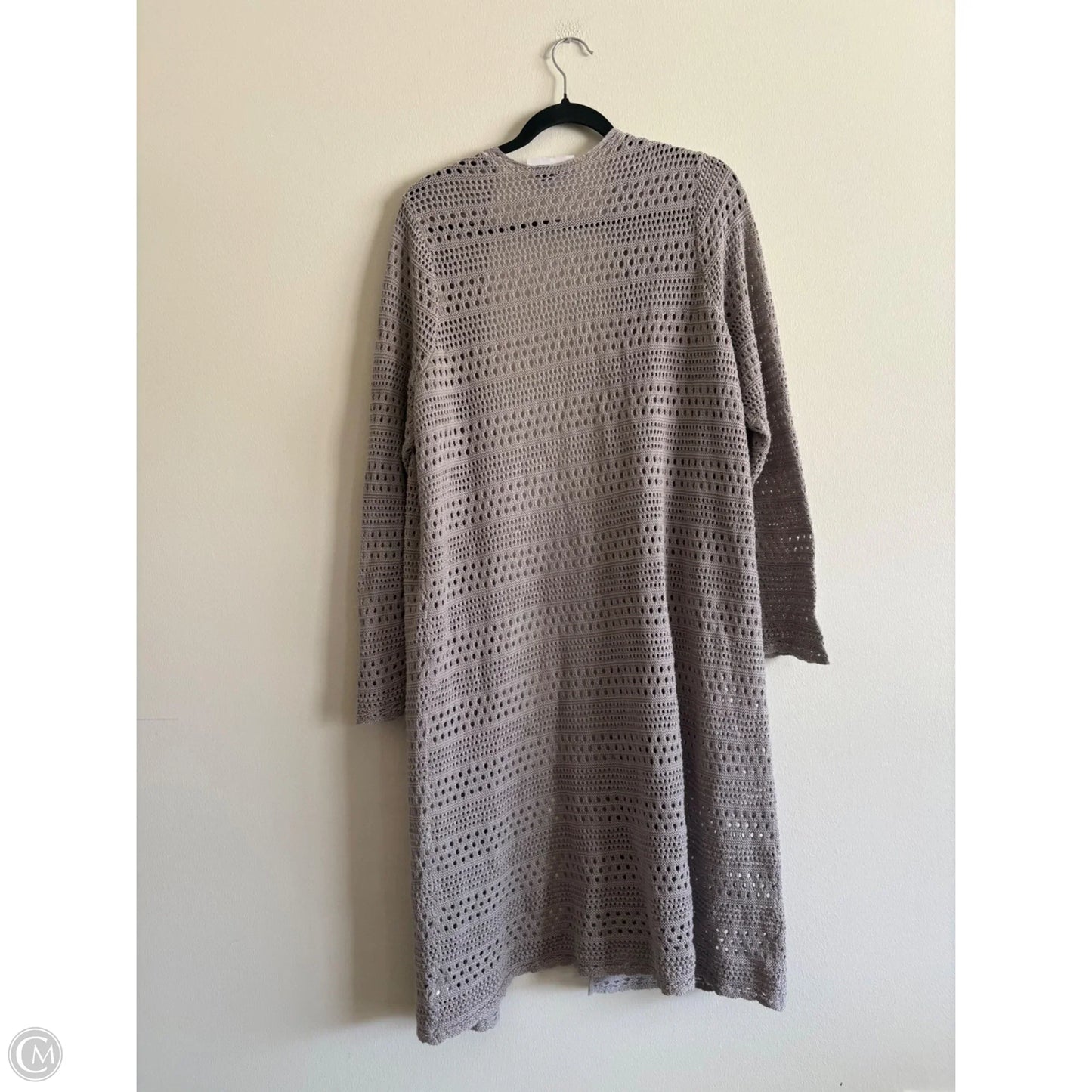 Sweater Cardigan By Torrid In Grey, Size: 2x