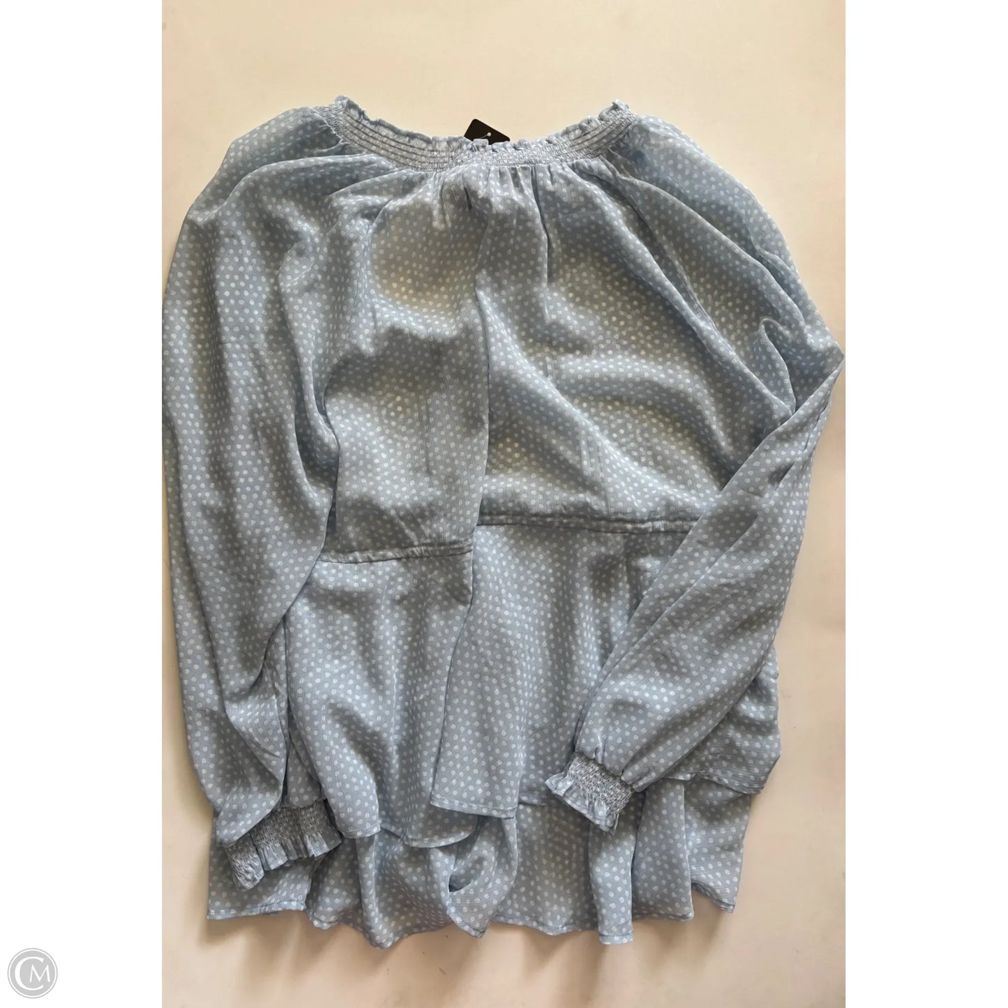 Blouse Long Sleeve By Torrid In Polkadot Pattern, Size: 2x