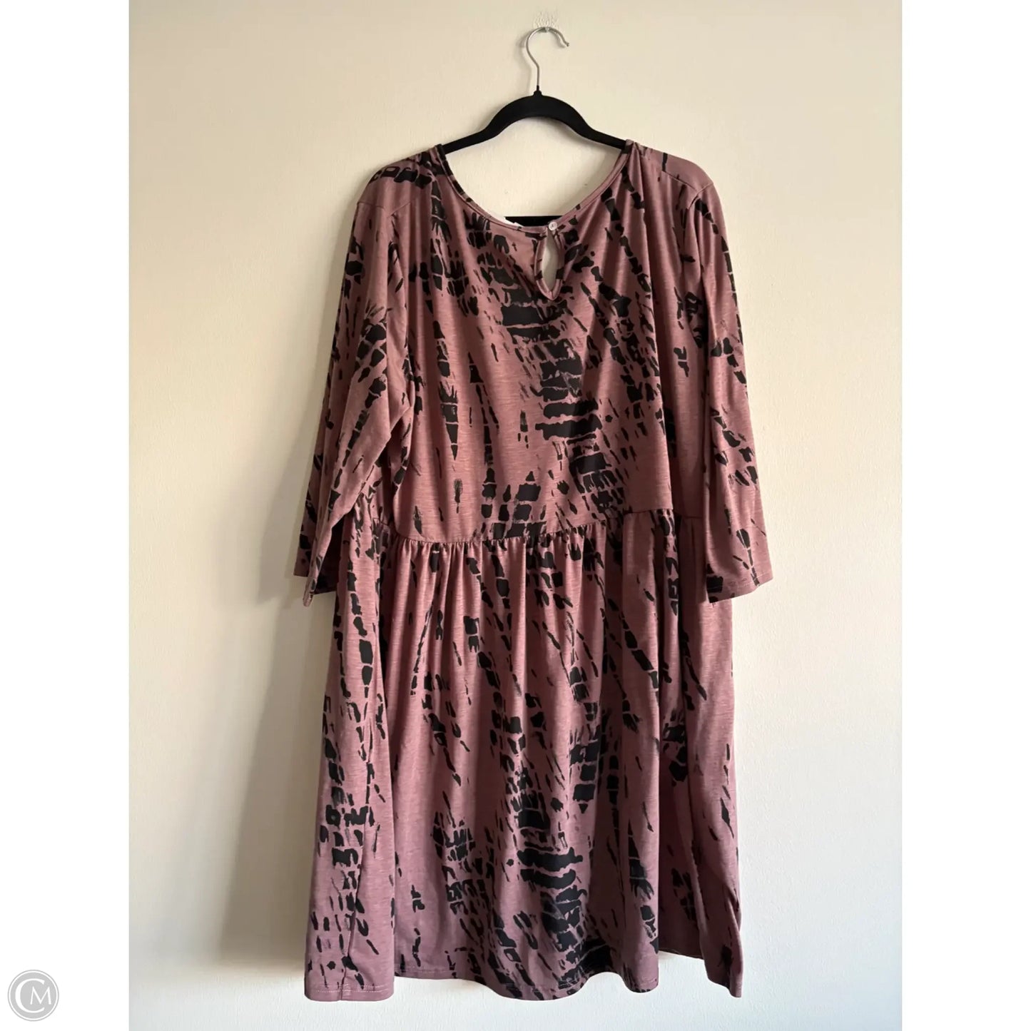 Dress Casual Midi By Suzanne Betro In Black, Size: 3x
