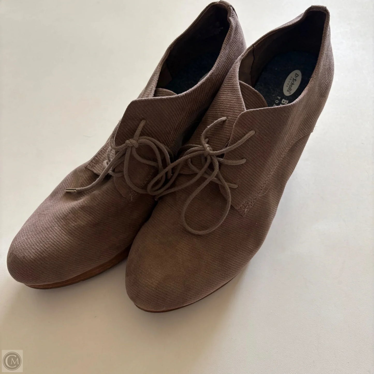 Boots Ankle Heels By Dr Scholls In Brown, Size: 11