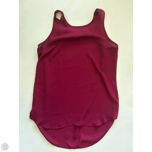 Tank Top By Van Heusen In Red, Size: S
