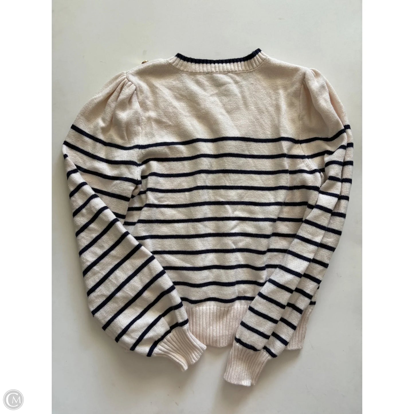 Sweater By Draper James Rsvp In Striped Pattern, Size: L