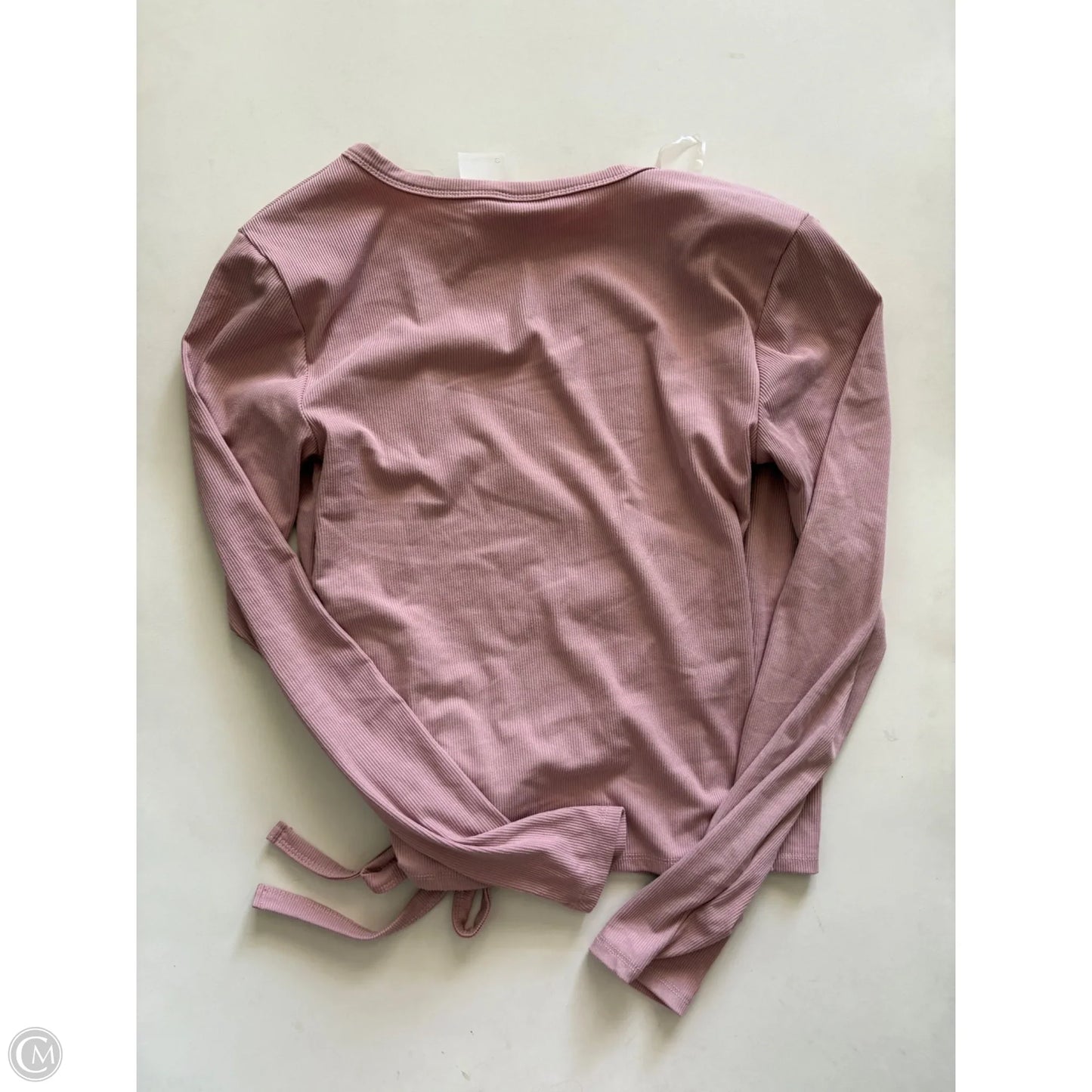 Top Long Sleeve By Cmc In Pink, Size: M