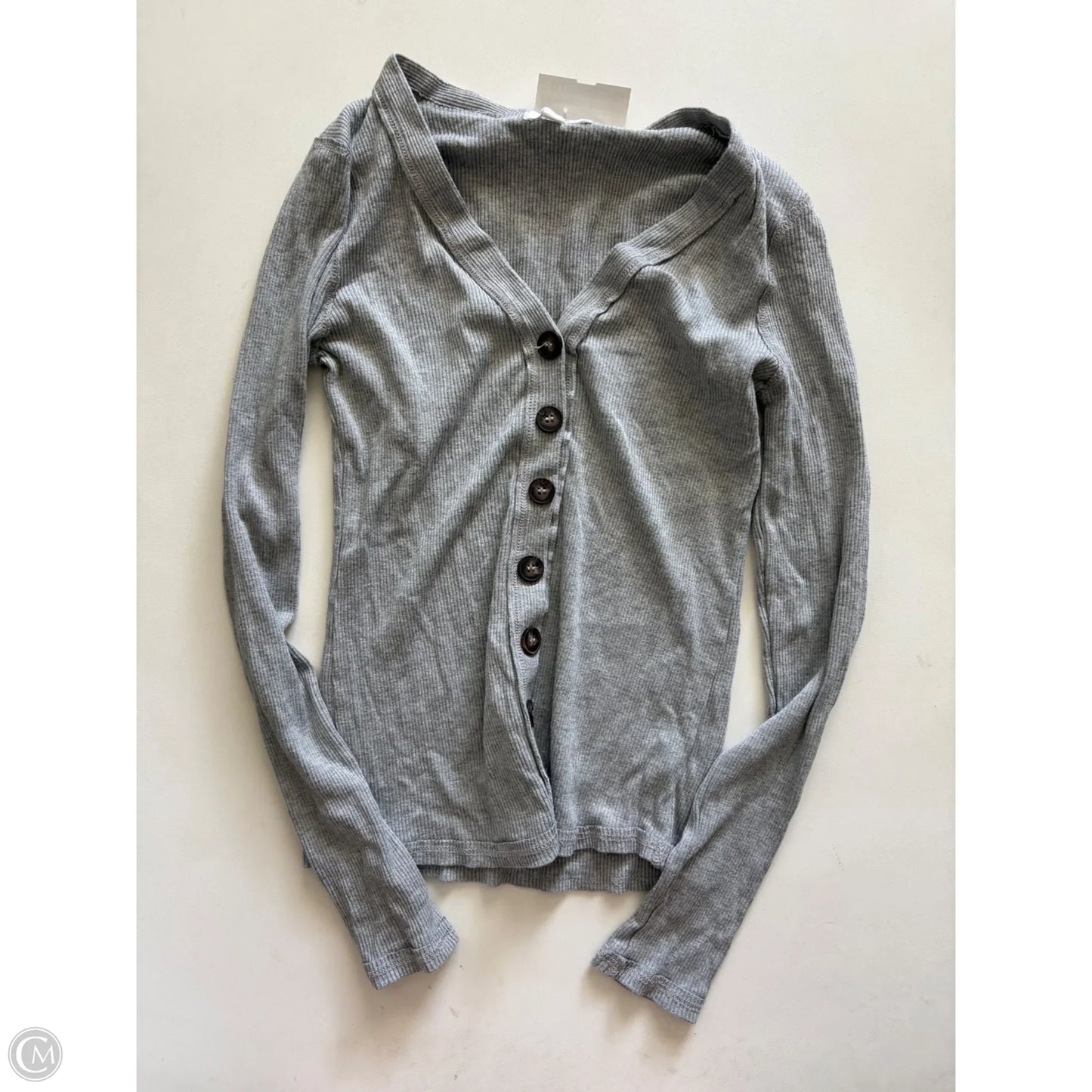 Sweater Cardigan By hASH tAG In Grey, Size: L