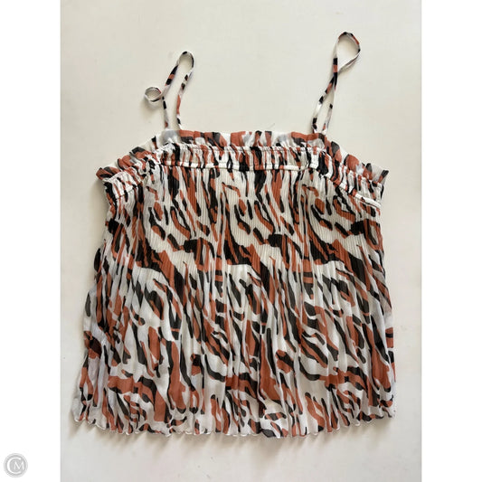 Tank Top By Nine West Apparel In Animal Print, Size: L