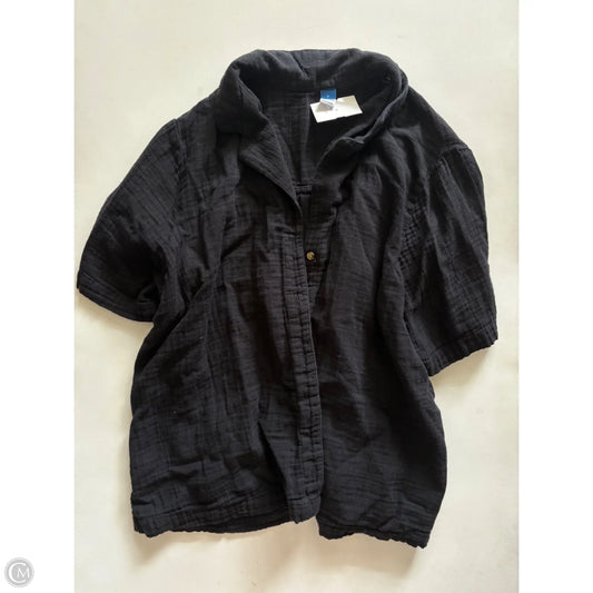 Top Short Sleeve By Old Navy In Black, Size: L