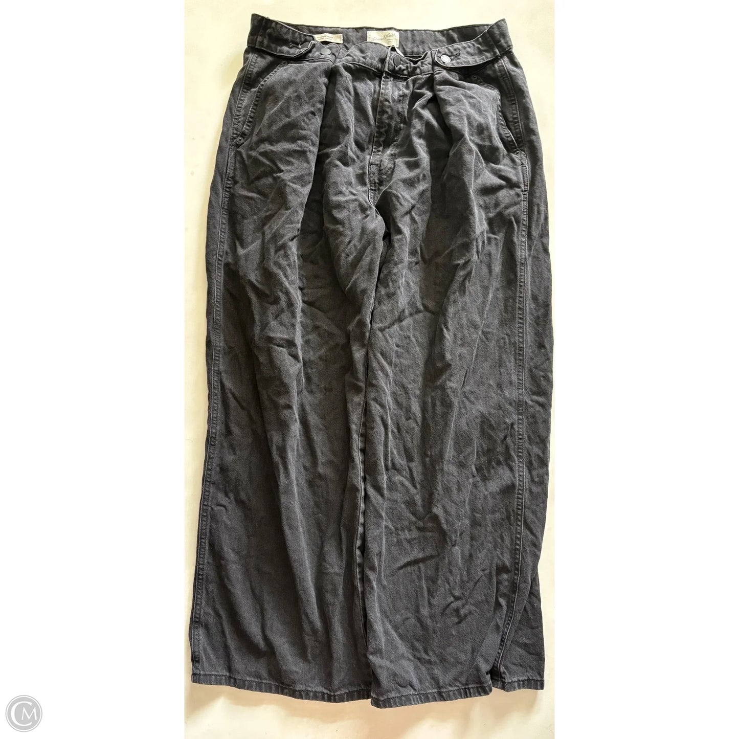 Jeans Straight By Universal Thread In Black, Size: 14