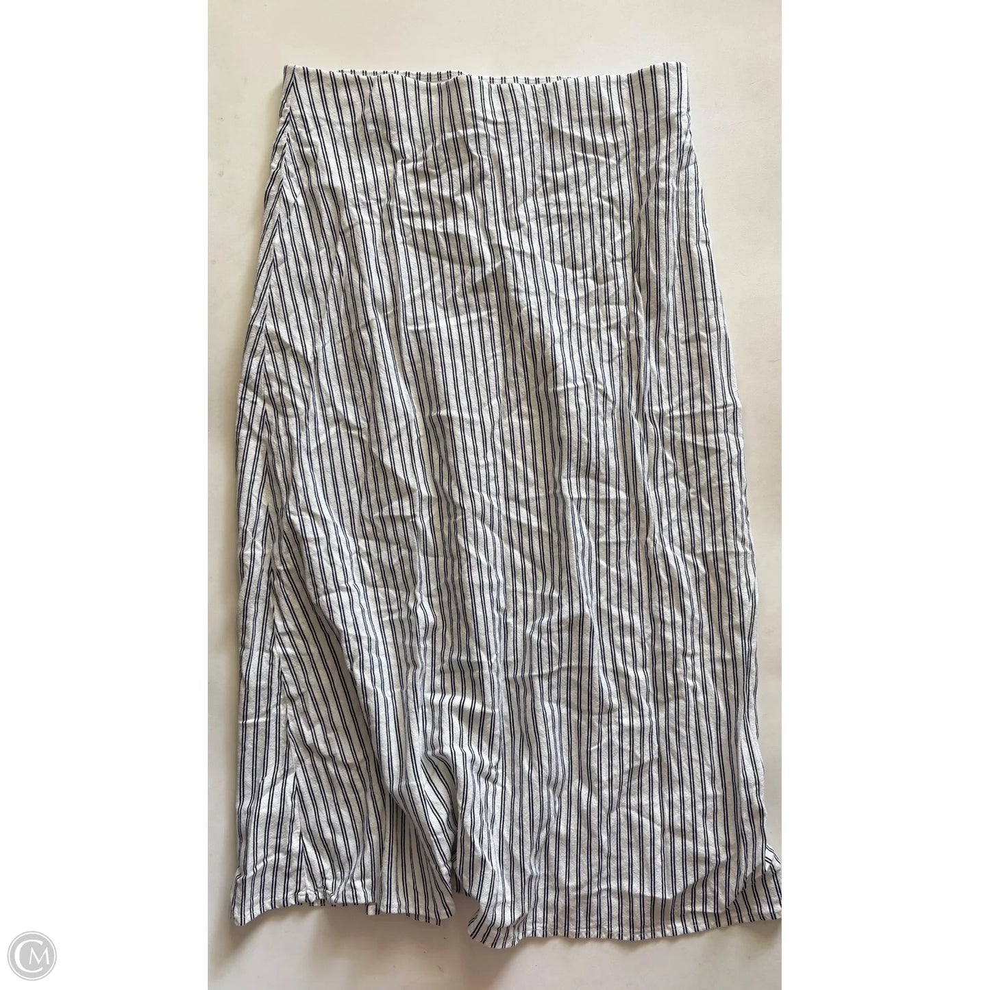 Skirt Maxi By A New Day In Striped Pattern, Size: L