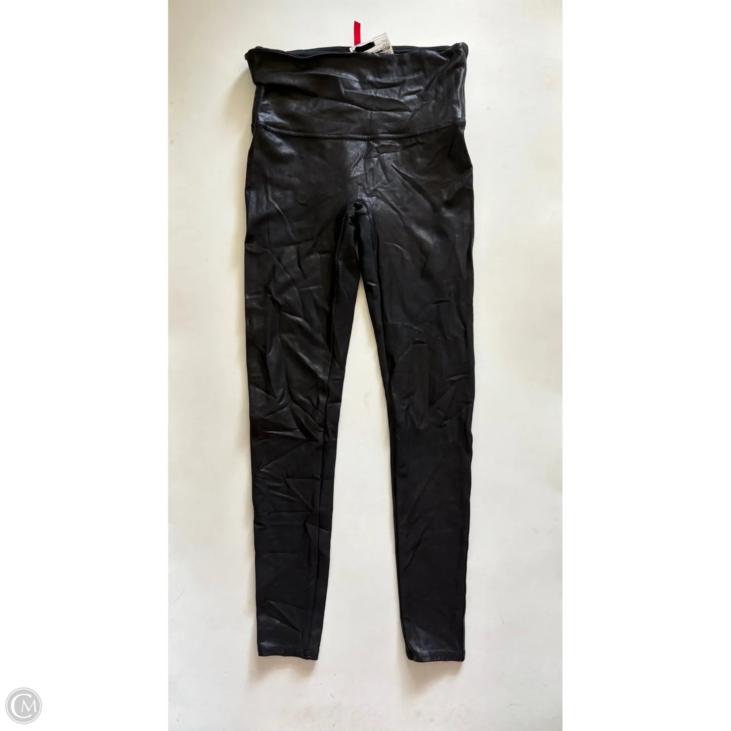 Athletic Leggings By Spanx In Black, Size: L