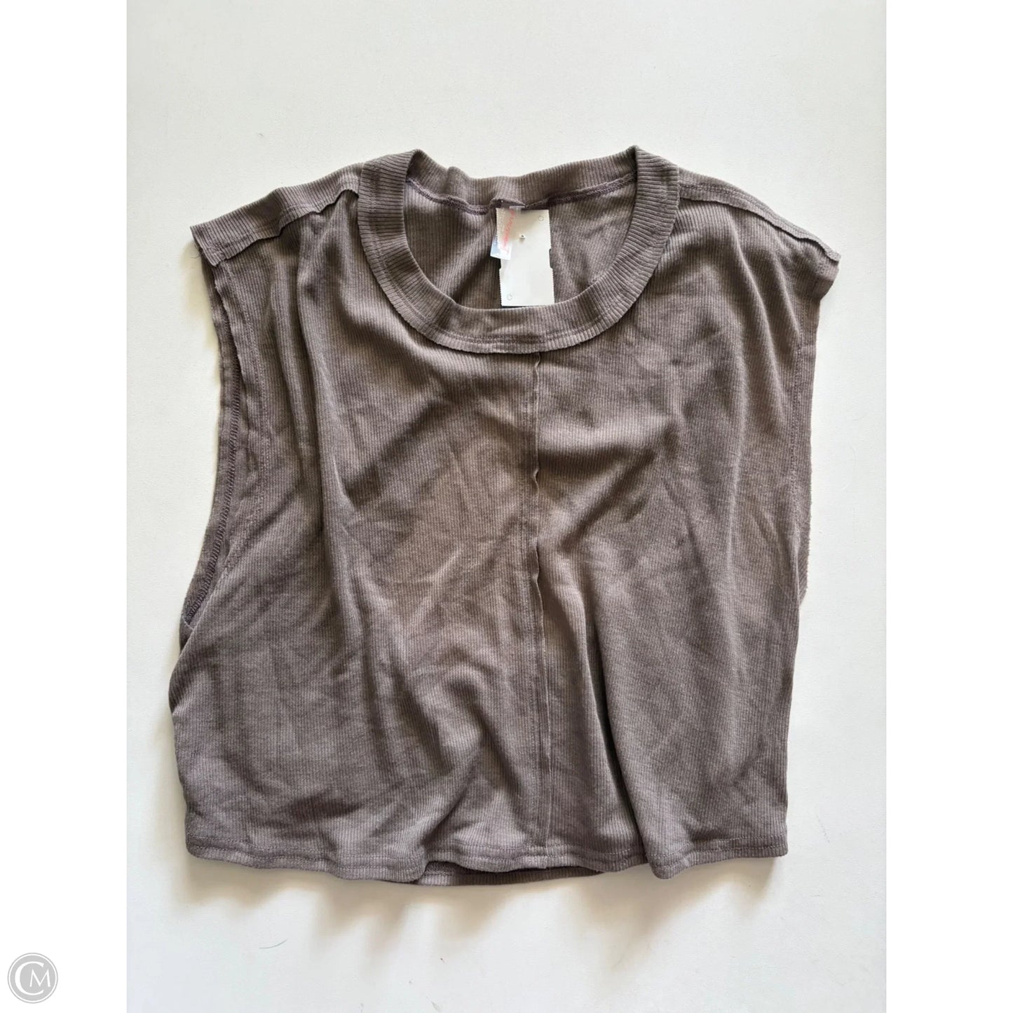 Athletic Top Short Sleeve By We The Free In Brown, Size: M