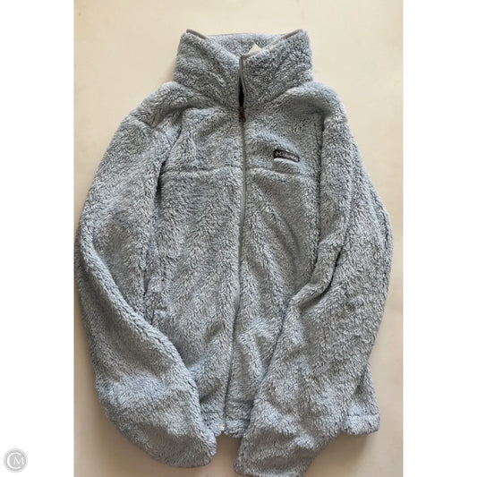 Jacket Faux Fur & Sherpa By Columbia In Blue, Size: Xl
