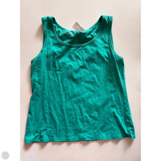 Tank Top By Talbots In Green, Size: Xl