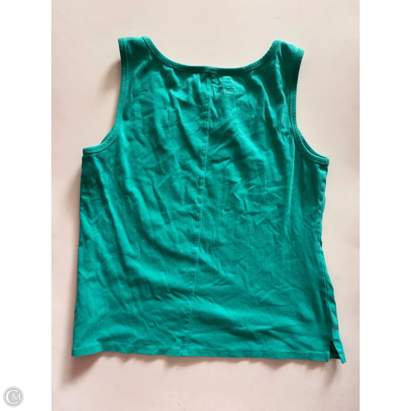 Tank Top By Talbots In Green, Size: Xl