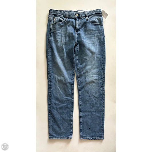 Jeans Straight By Ag Jeans In Blue, Size: 4
