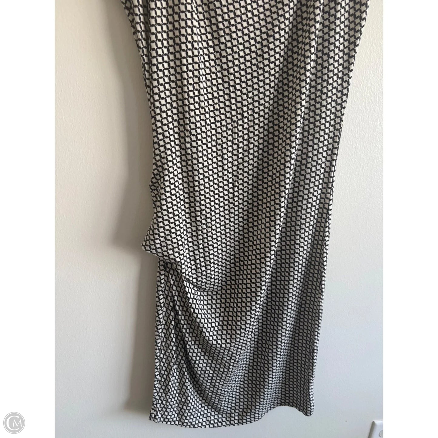 Dress Casual Maxi By Cabi In Black & Cream, Size: M