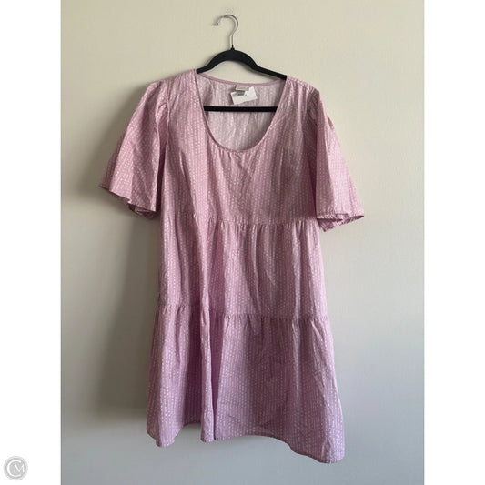 Dress Casual Midi By A New Day In Purple, Size: L
