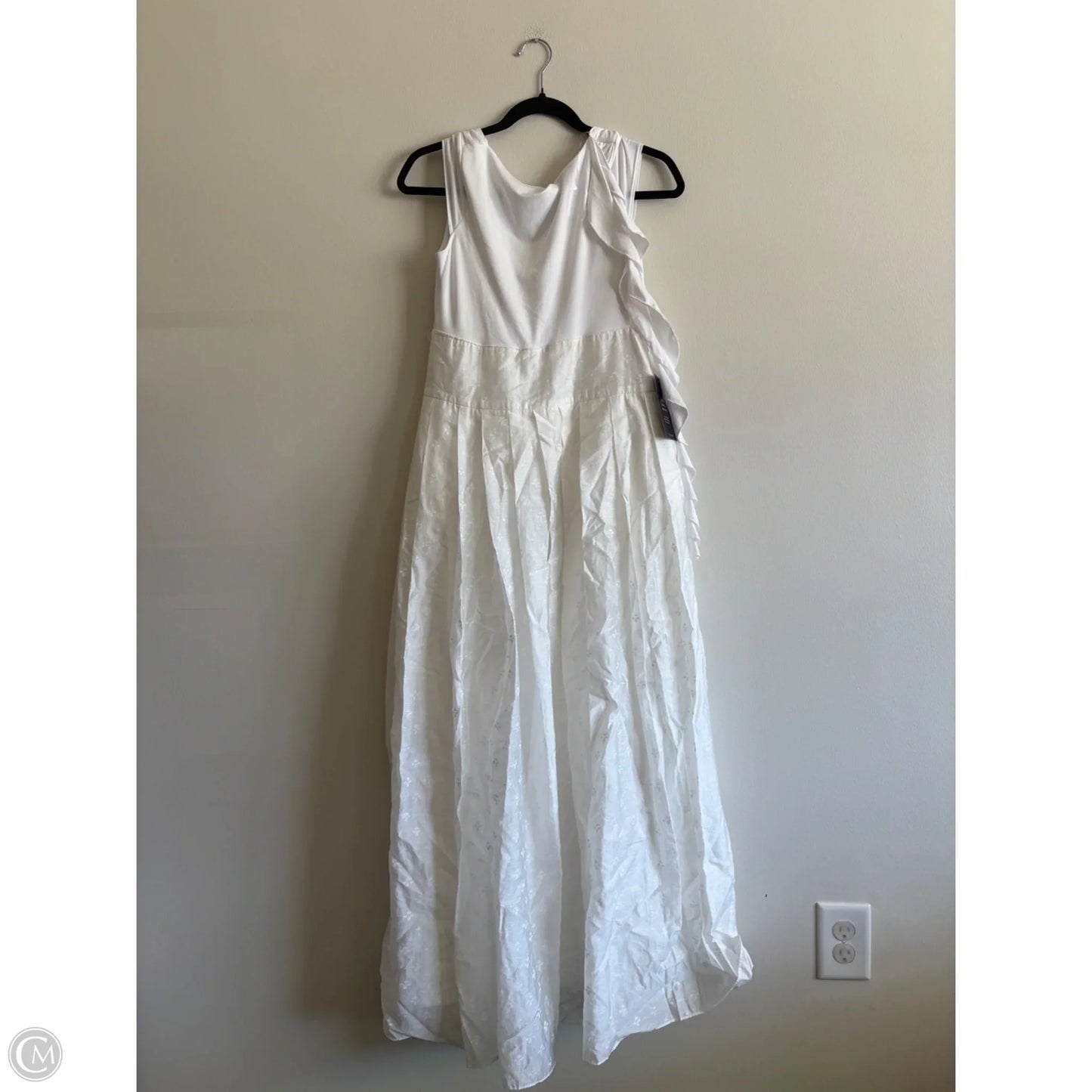 Dress Party Long By Gaze In White, Size: M