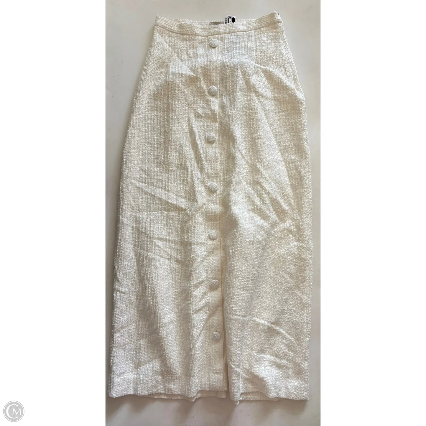 Skirt Maxi By veiled In Cream, Size: M