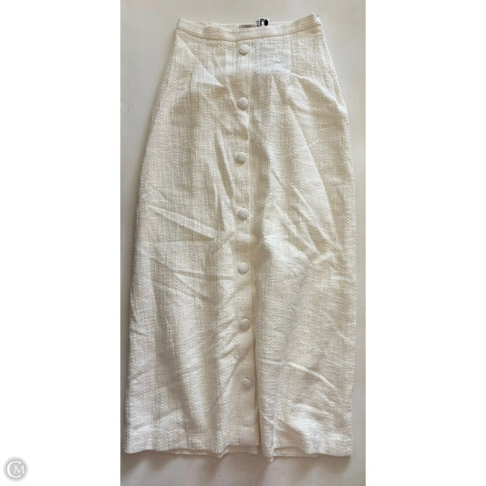 Skirt Maxi By veiled In Cream, Size: M