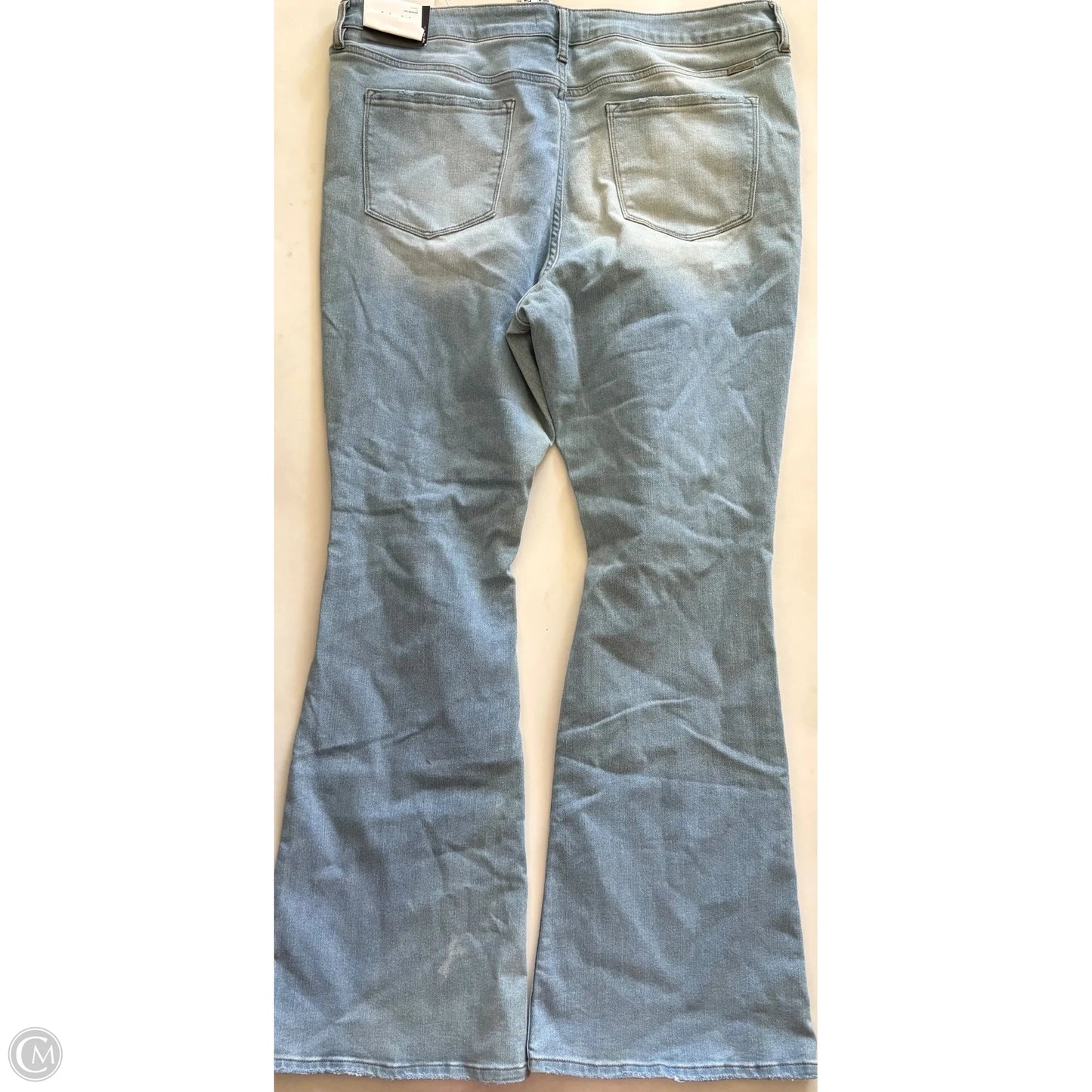 Jeans Wide Leg By Kancan In Blue, Size: 20