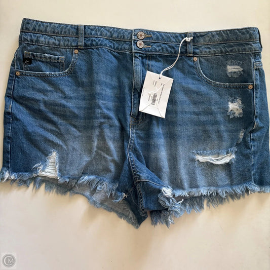 Shorts By Kancan In Blue, Size: 3x