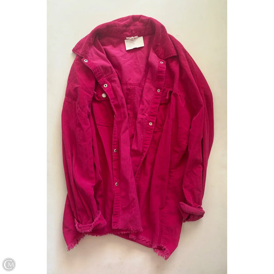 Top Long Sleeve By Jodifl In Pink, Size: S