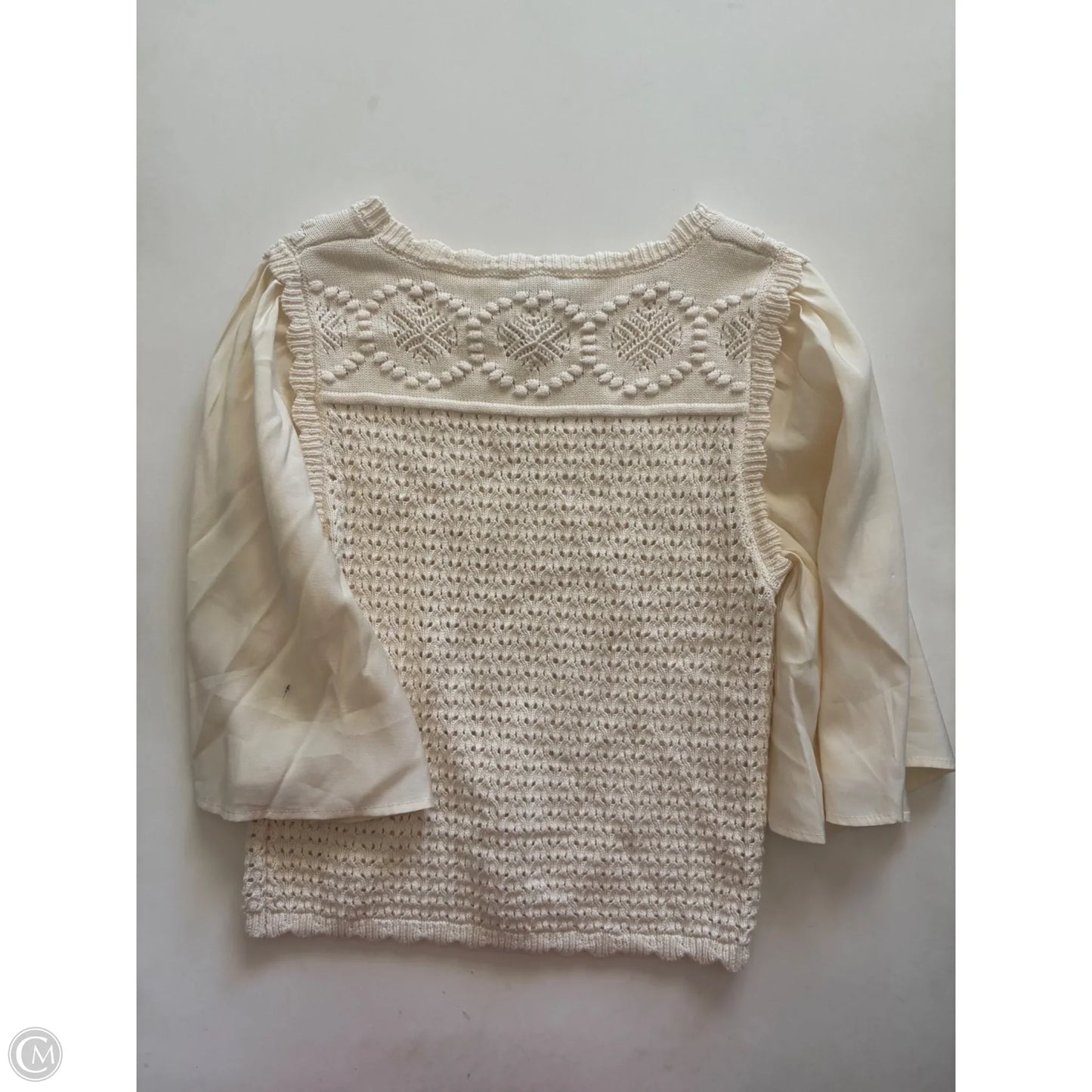 Sweater By Another Love In Cream, Size: Xs
