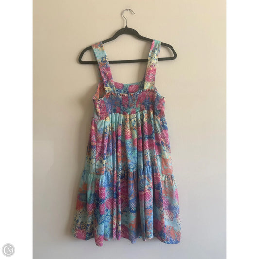 Dress Casual Midi By Adrienne In Multi-colored, Size: S