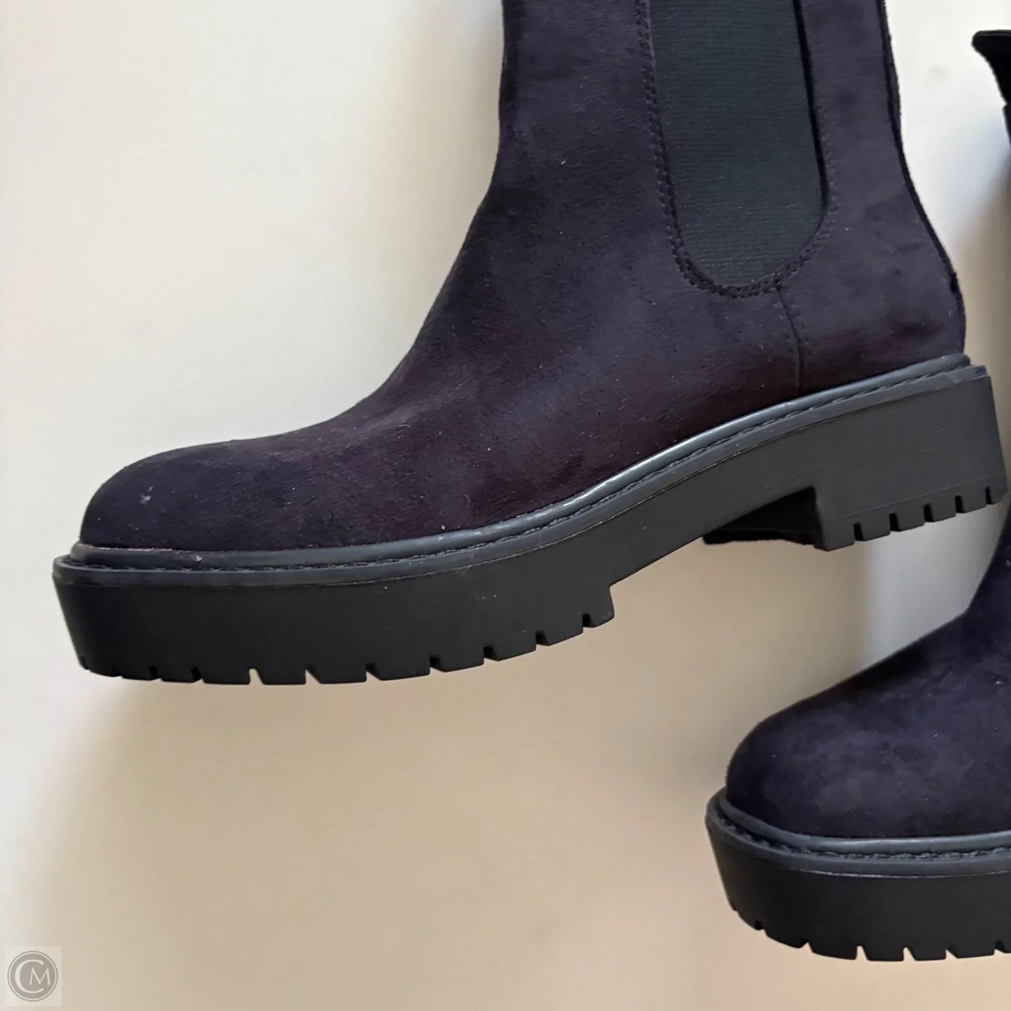 Boots Ankle Heels By Time And Tru In Black, Size: 7