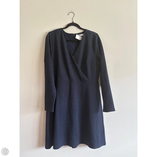 Dress Work By Loft In Navy, Size: 14