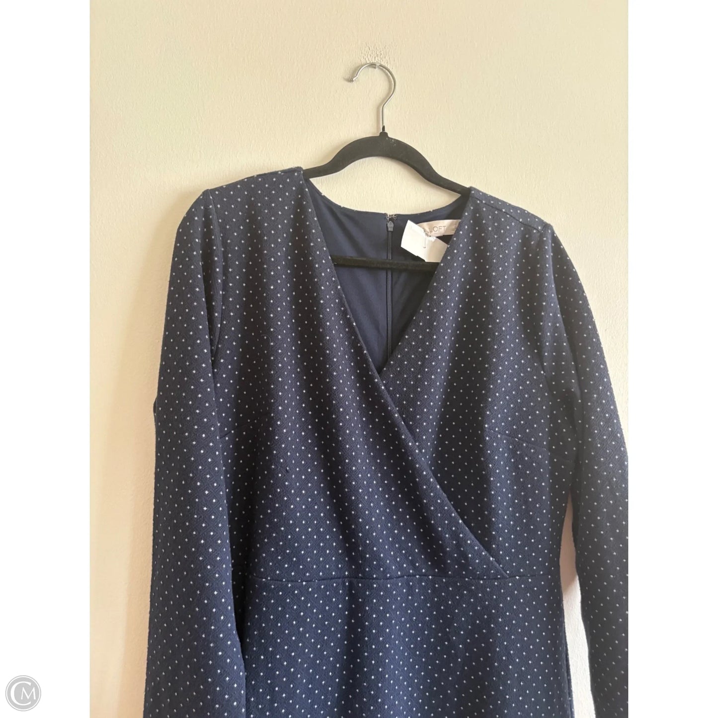 Dress Work By Loft In Navy, Size: 14