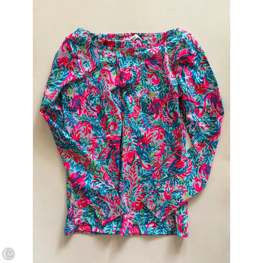 Top Long Sleeve Designer By Lilly Pulitzer In Multi-colored, Size: S