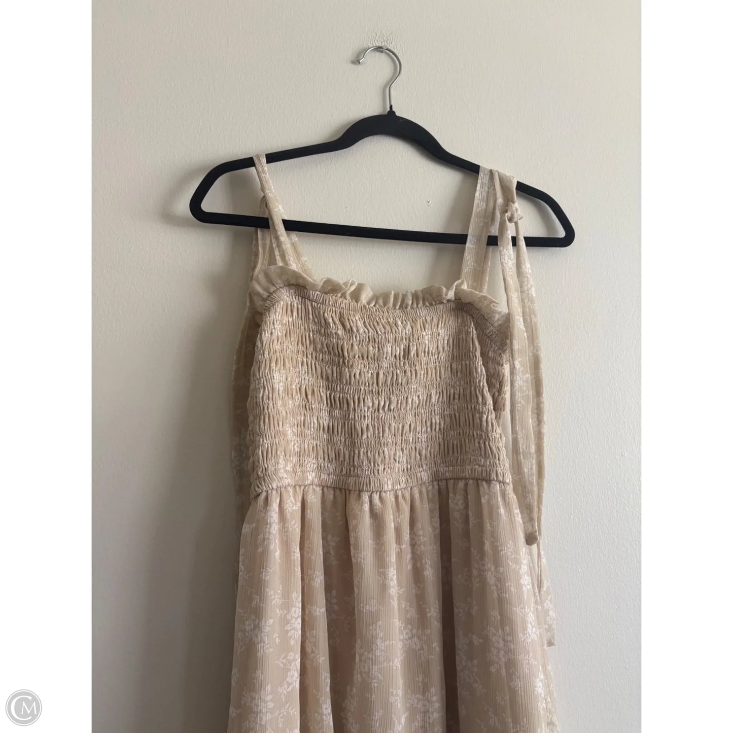 Dress Casual Maxi By Love Tree In Tan, Size: M