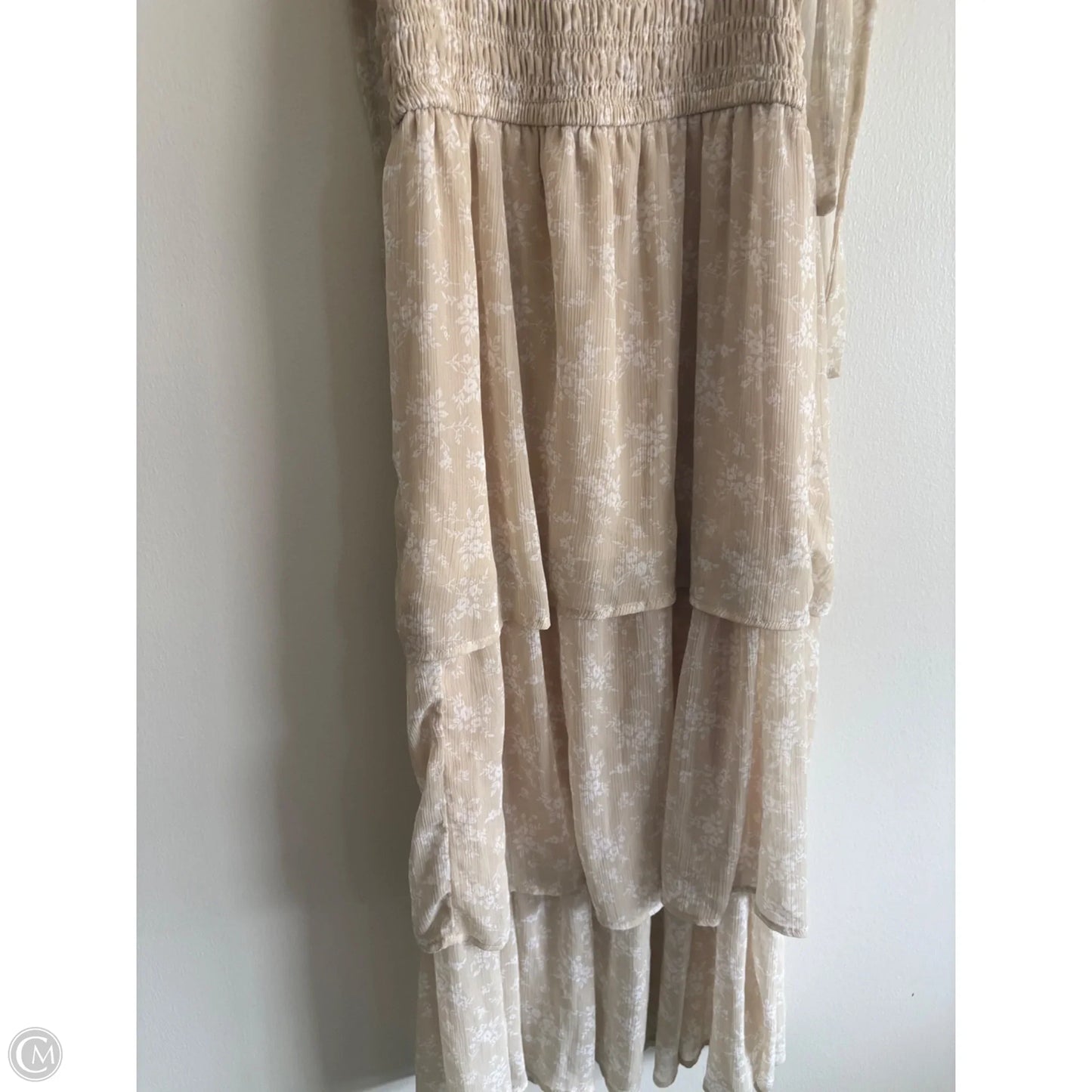 Dress Casual Maxi By Love Tree In Tan, Size: M