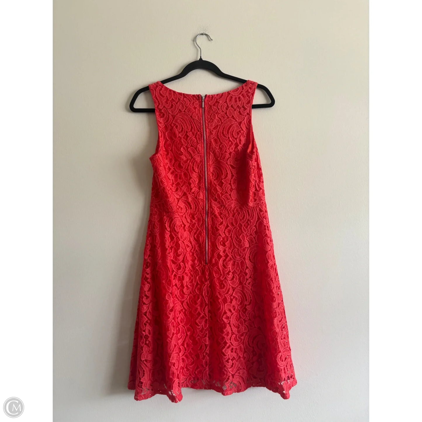 Dress Casual Midi By Apt 9 In Orange, Size: 8