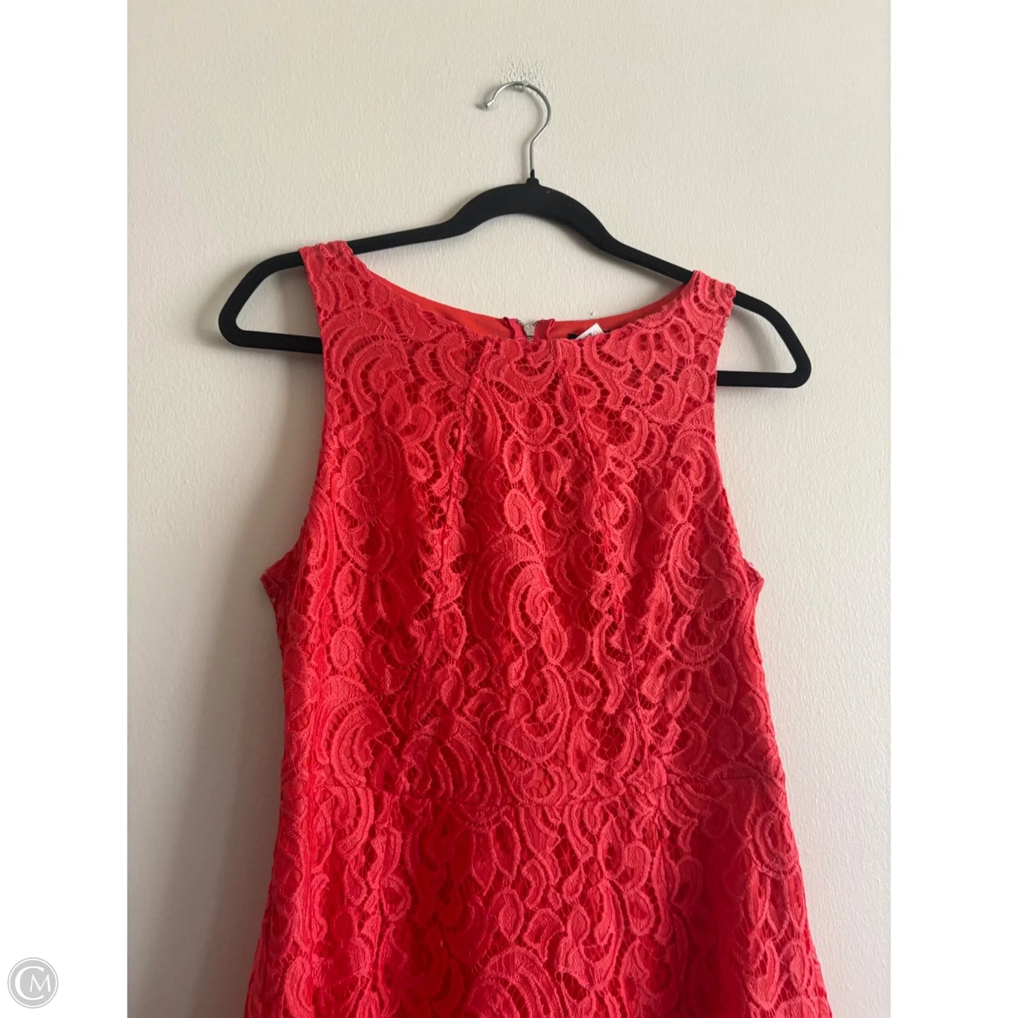 Dress Casual Midi By Apt 9 In Orange, Size: 8