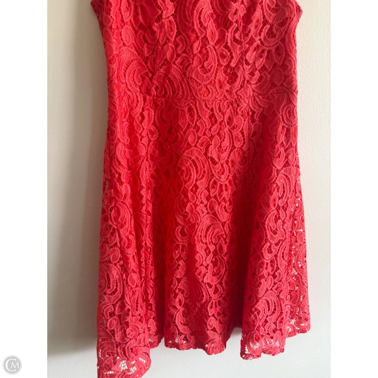 Dress Casual Midi By Apt 9 In Orange, Size: 8