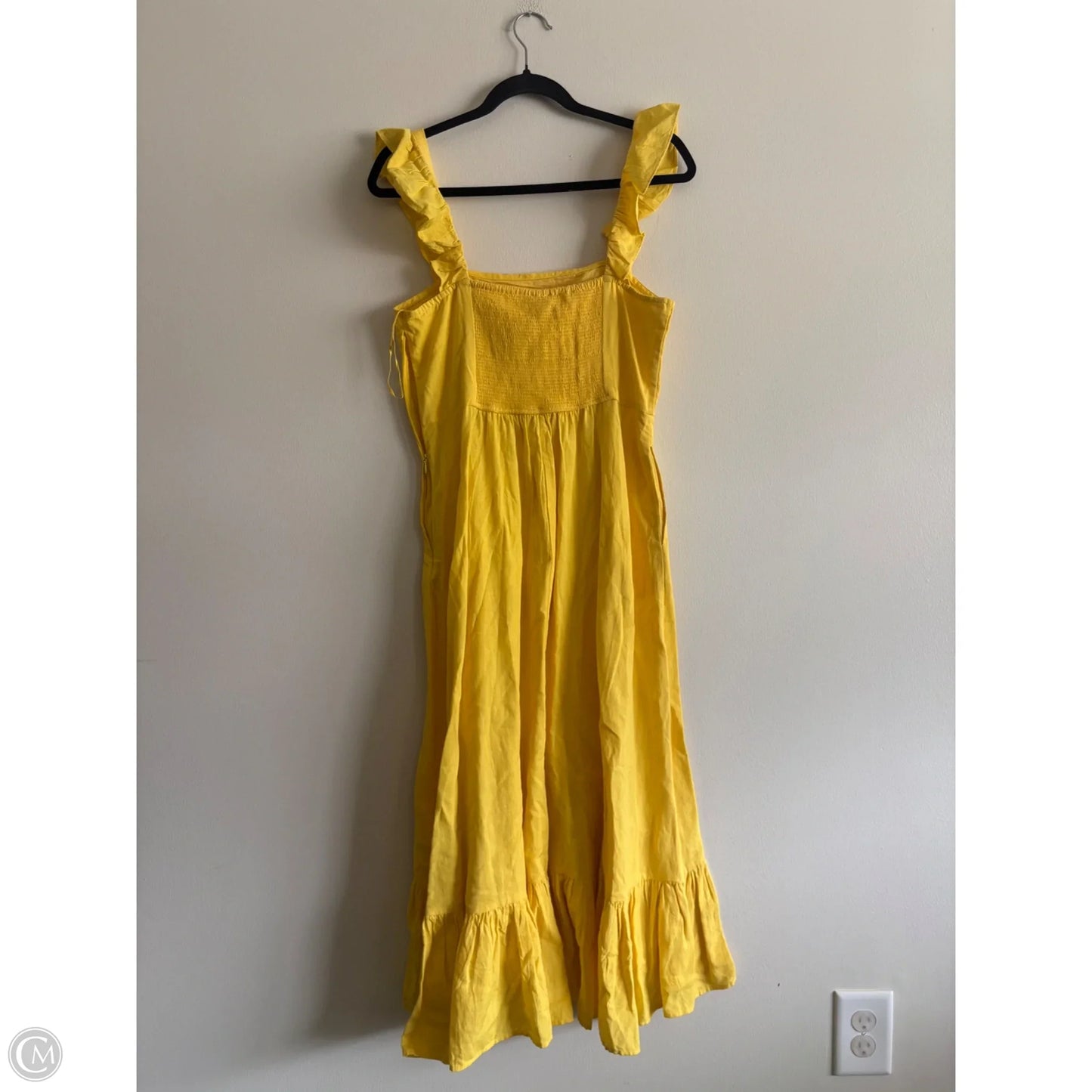 Dress Casual Maxi By Femi9 In Yellow, Size: 8