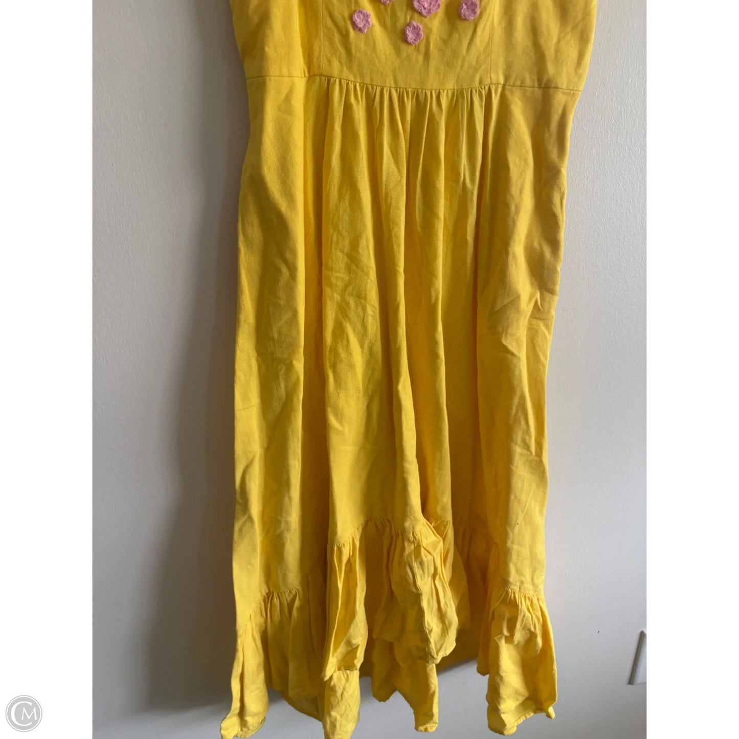 Dress Casual Maxi By Femi9 In Yellow, Size: 8