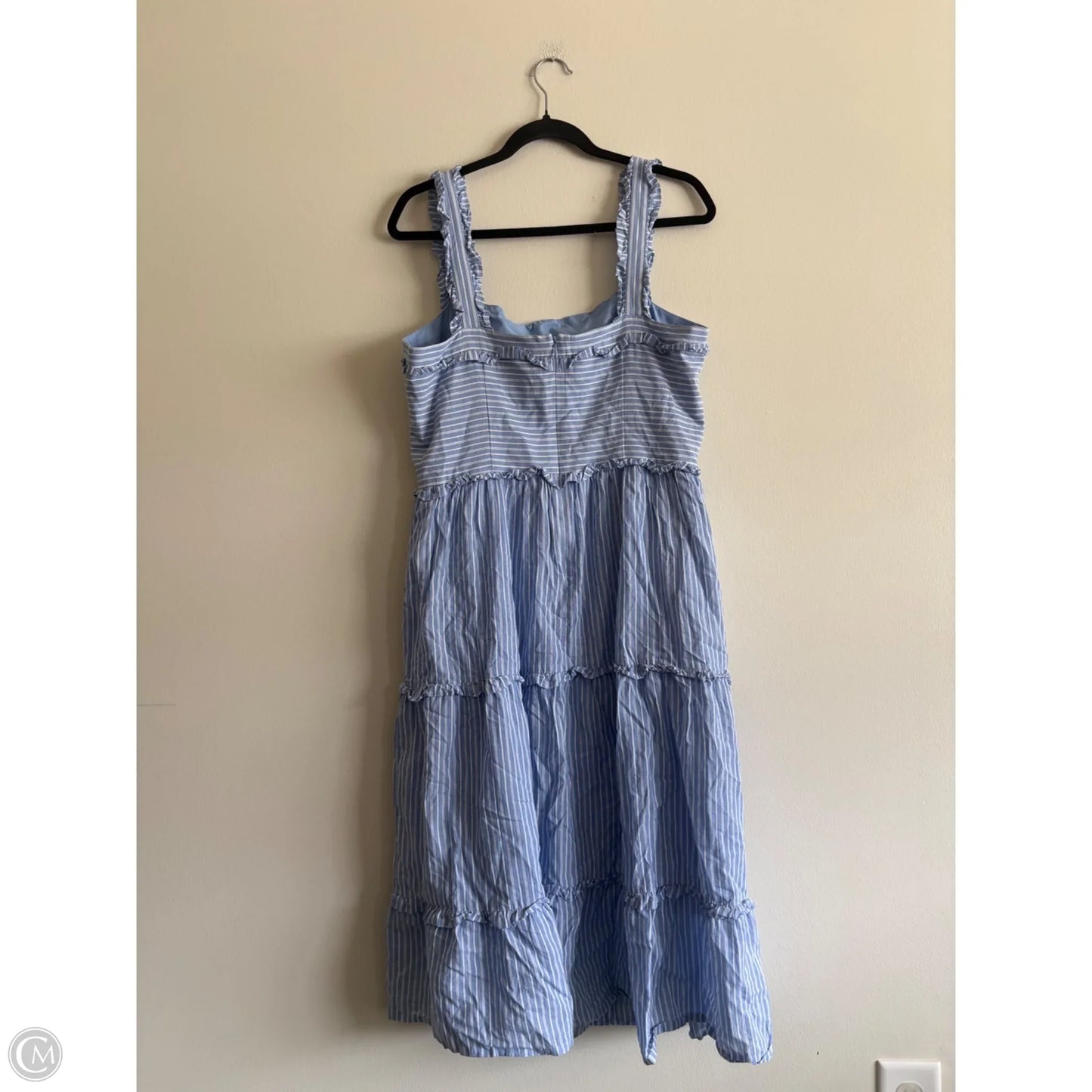 Dress Casual Maxi By Gal Meets Glam In Striped Pattern, Size: 14