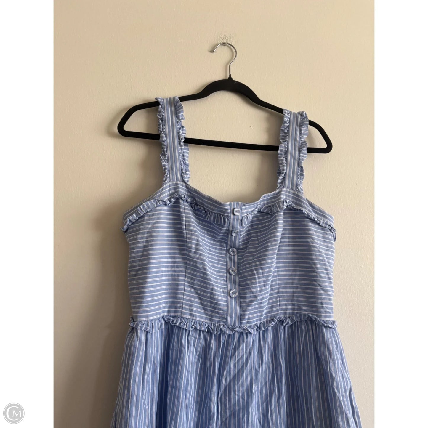 Dress Casual Maxi By Gal Meets Glam In Striped Pattern, Size: 14
