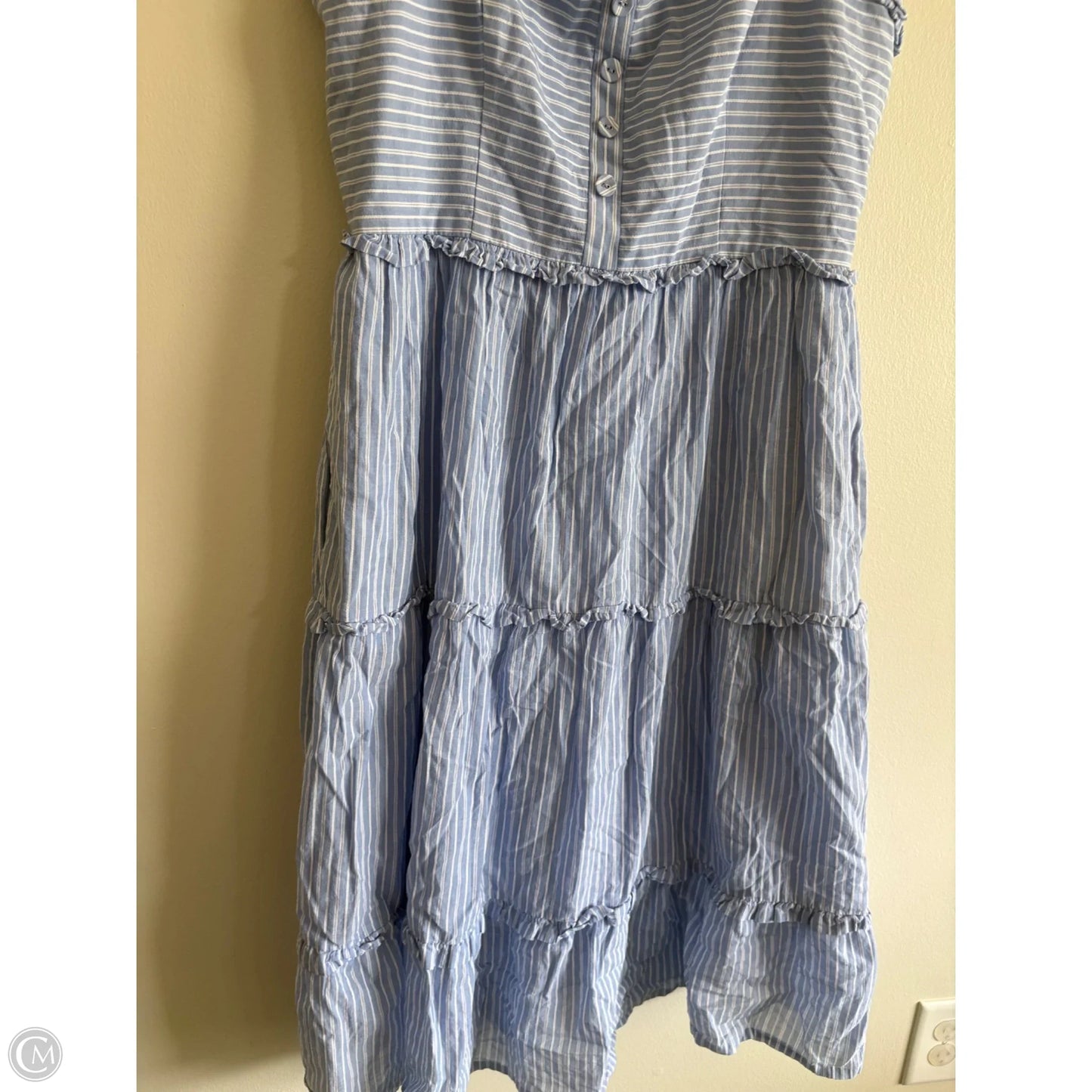 Dress Casual Maxi By Gal Meets Glam In Striped Pattern, Size: 14