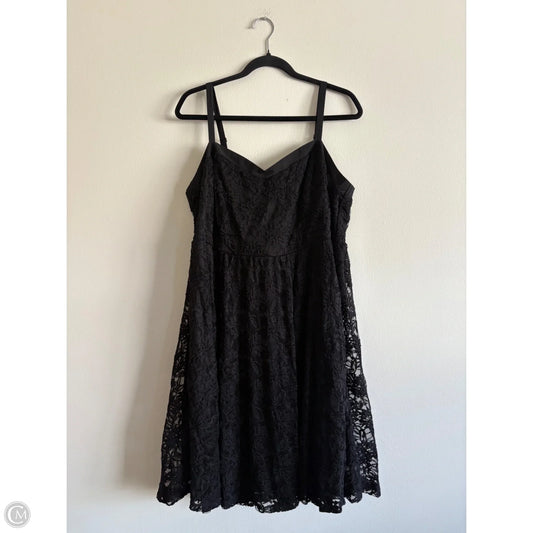 Dress Casual Midi By Torrid In Black, Size: 1x