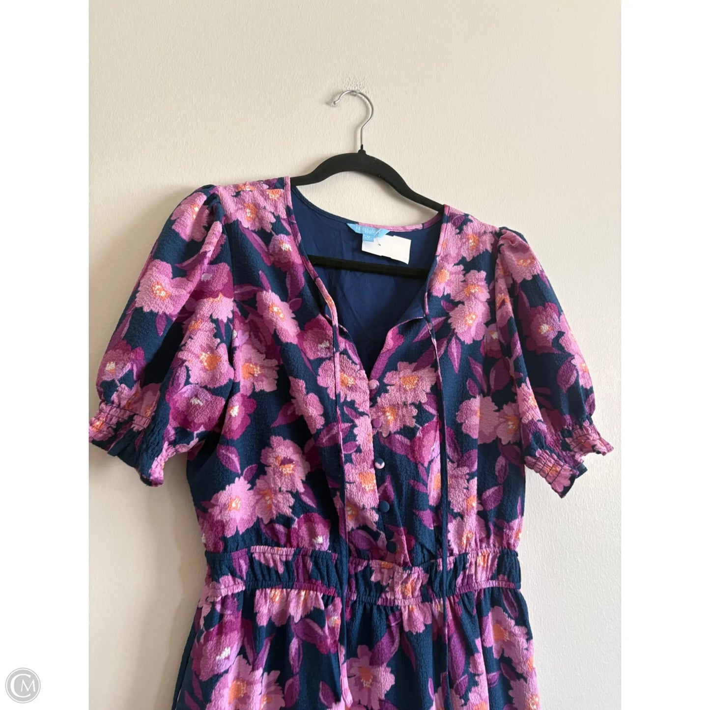 Dress Casual Midi By Draper James In Floral Print, Size: M
