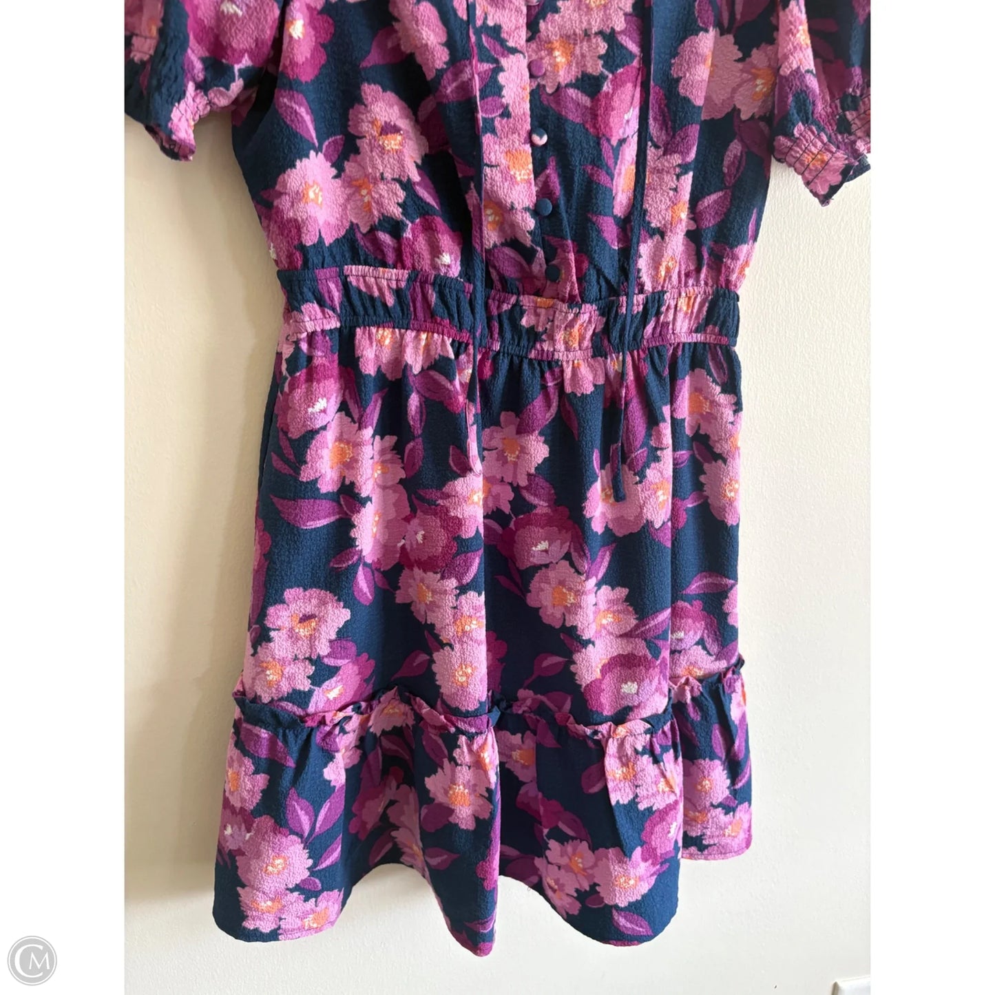 Dress Casual Midi By Draper James In Floral Print, Size: M