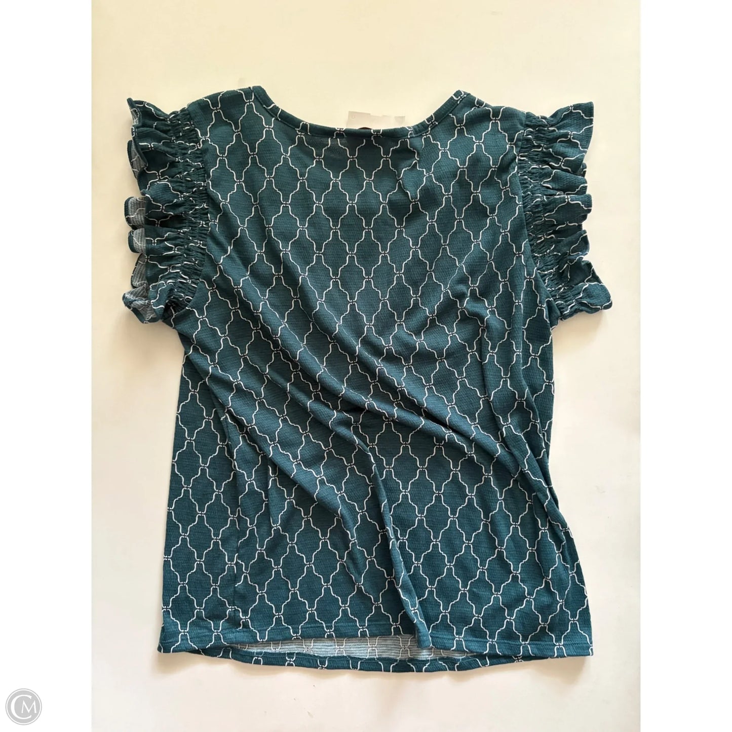 Top Sleeveless By Loft In Green, Size: L