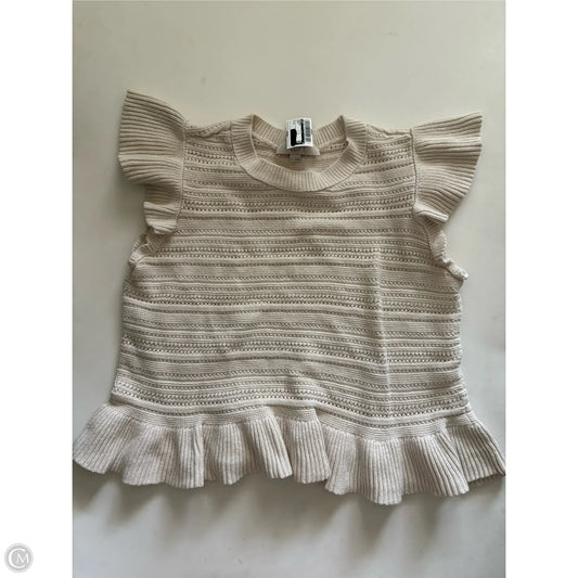 Sweater By Loft In Cream, Size: M