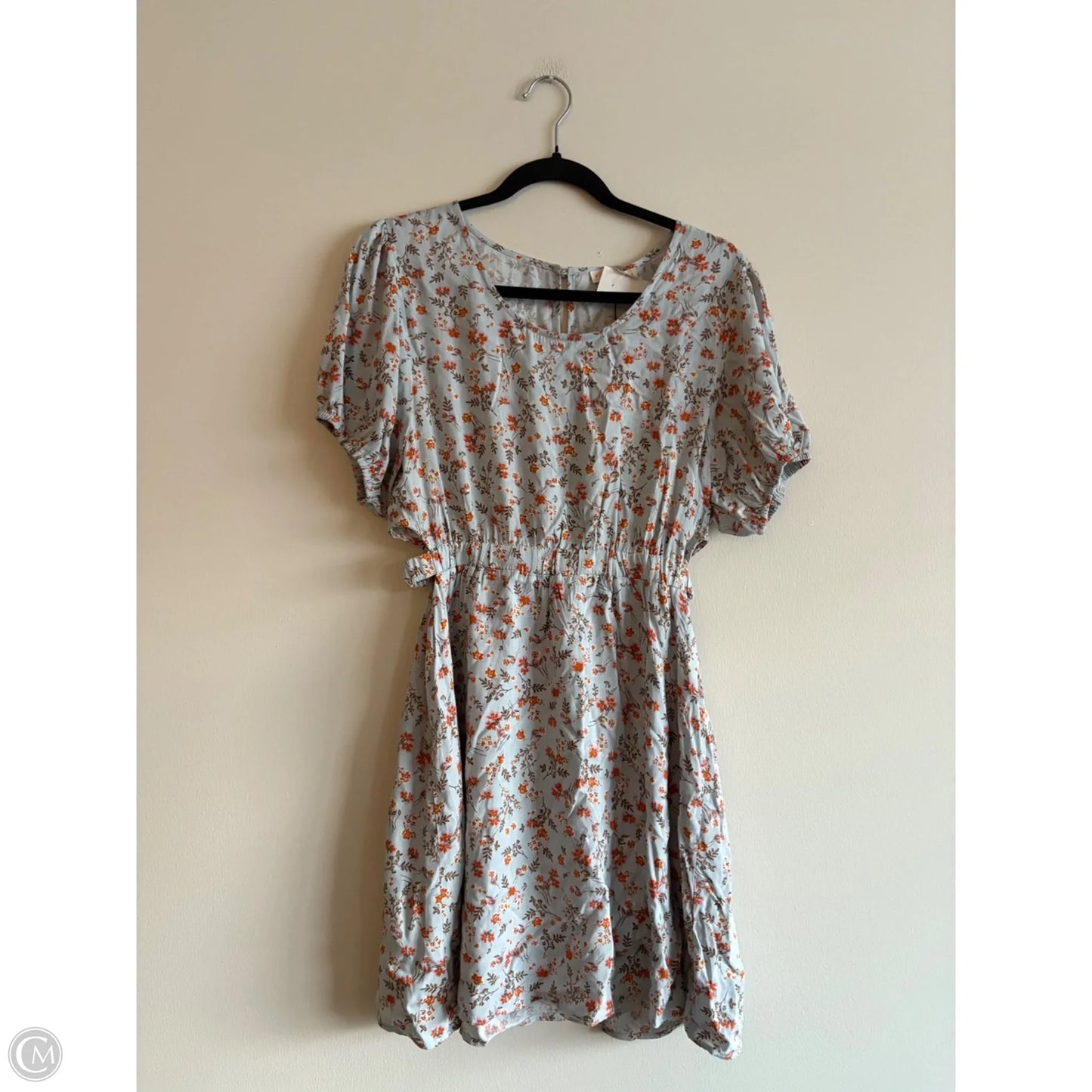 Dress Casual Midi By Promesa In Floral Print, Size: L