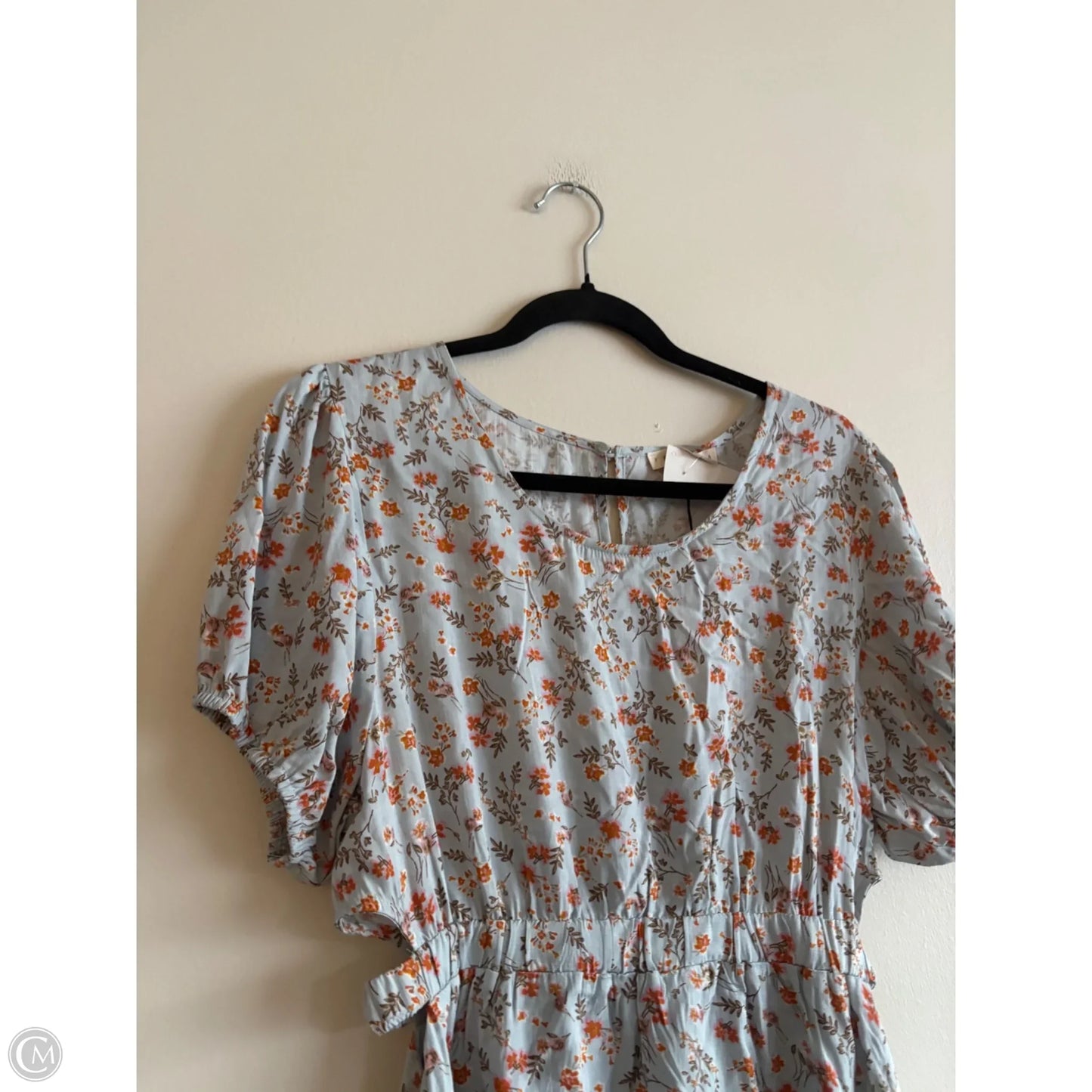 Dress Casual Midi By Promesa In Floral Print, Size: L