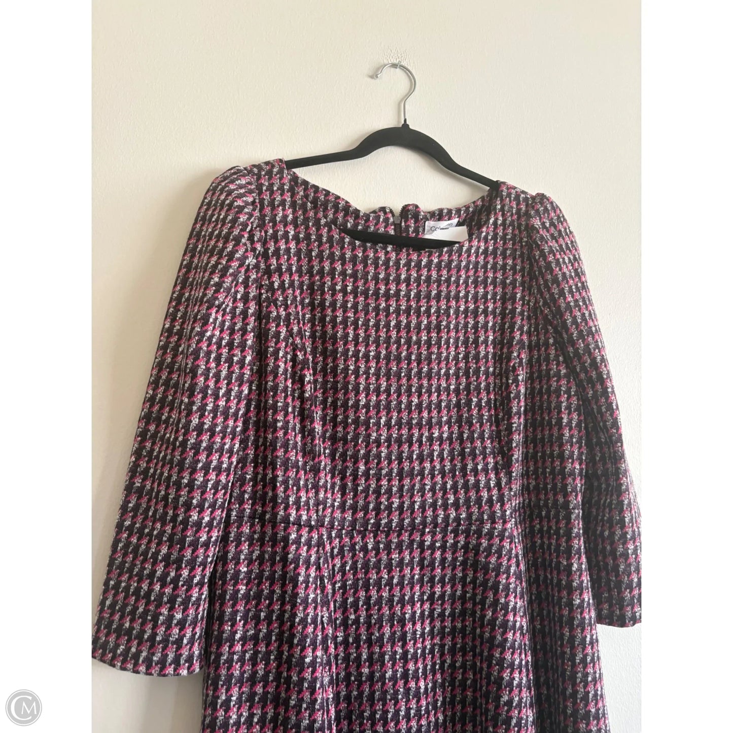 Dress Work By Calvin Klein In Plaid Pattern, Size: 14